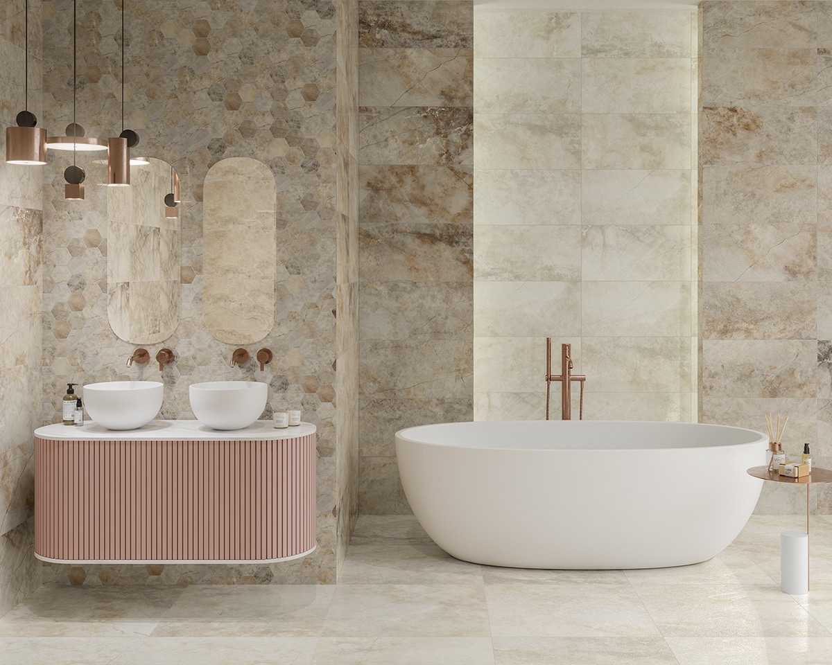 Decoración de baño a la última moda