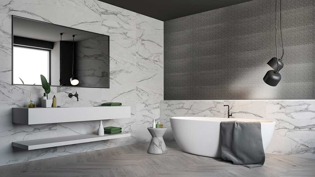 Luxus-Badezimmer-Metallic-Dekorkollektion, weiße Paste