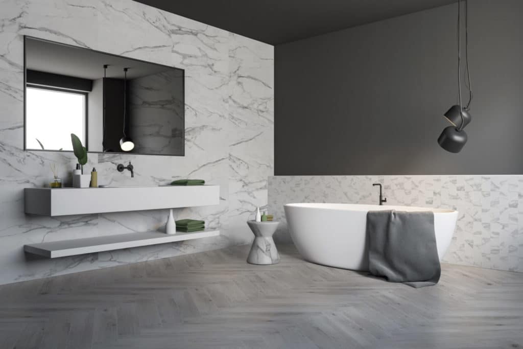 marble effect porcelain