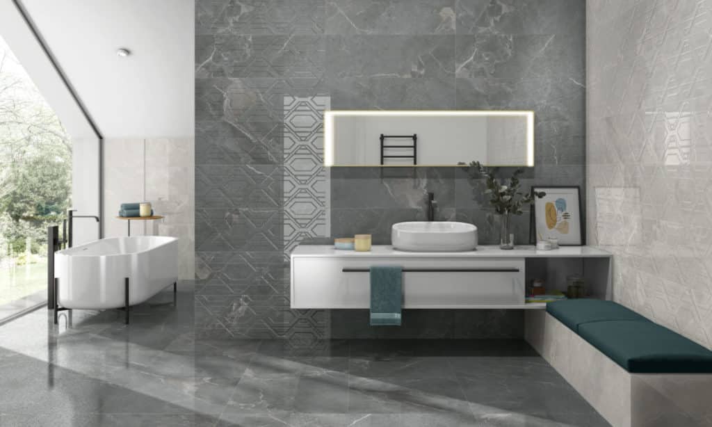 marble effect porcelain