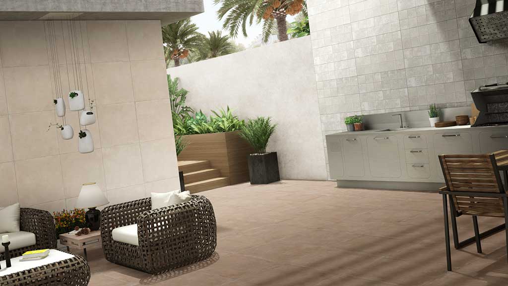 Azteca exterior tiles Roots Collection