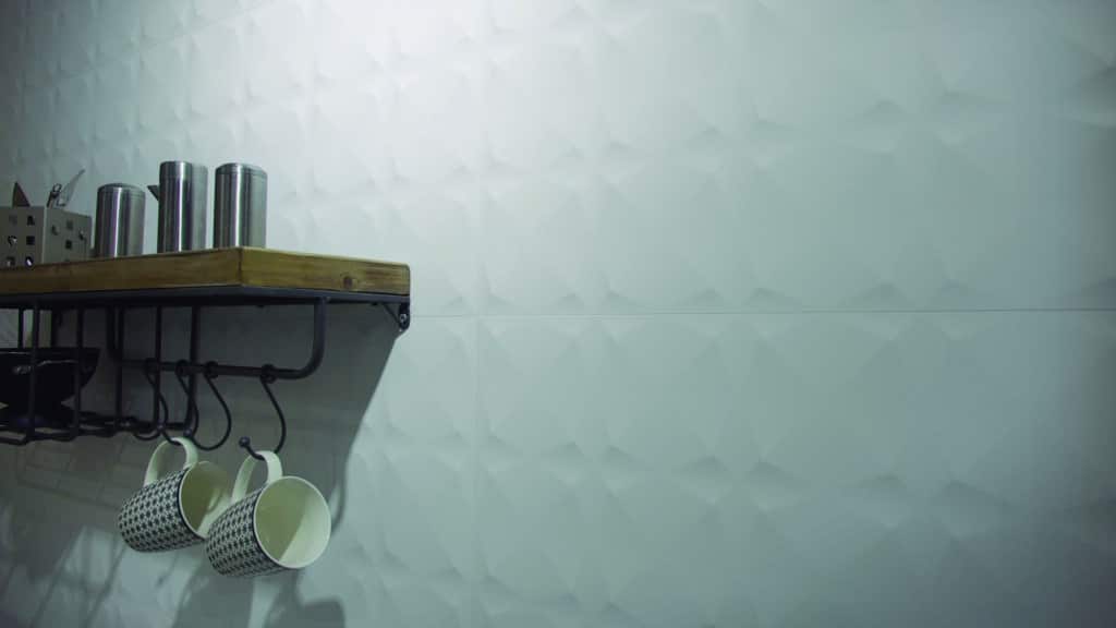 White kitchen tiles: AZTECA White Collection