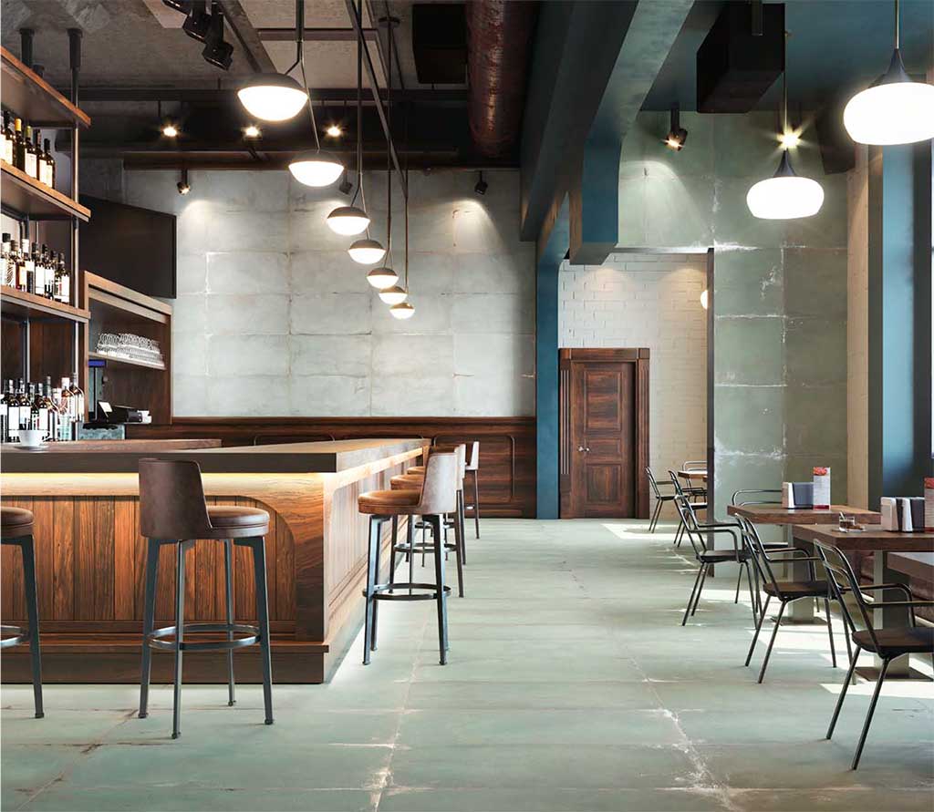 Industrial style rectified porcelain tile: AZTECA, San Francisco Collection