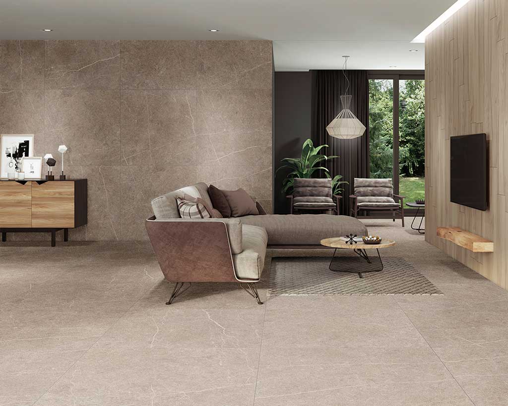 Natural finish living room floors: AZTECA, Bellver Collection