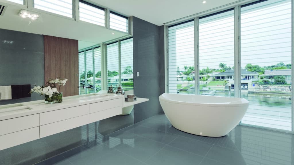 Carrelage de salle de bains moderne à effet métallique gris : AZTECA, Smart Lux Collection