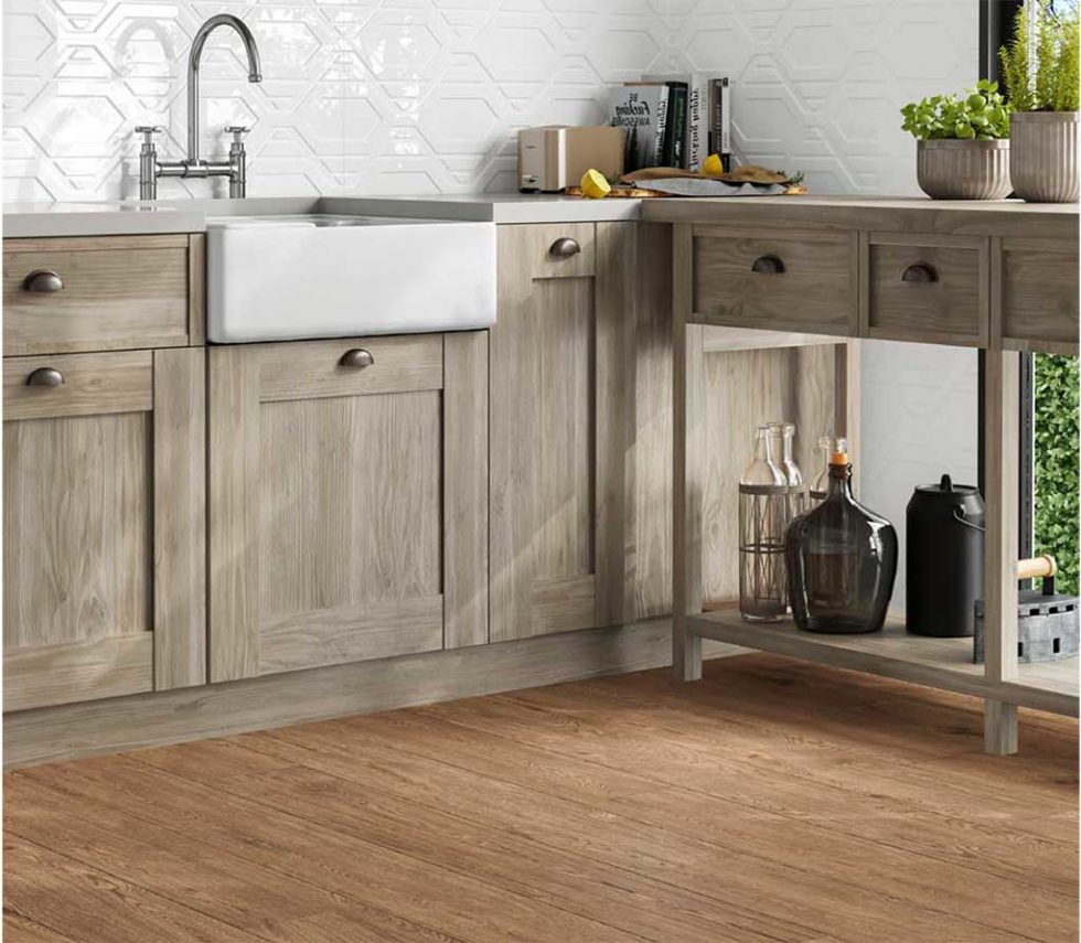 Suelo porcelánico imitación madera - Azteca Cerámica