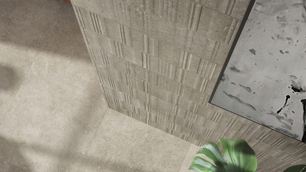 Stone effect wall tiles: AZTECA, Shellstone Collection