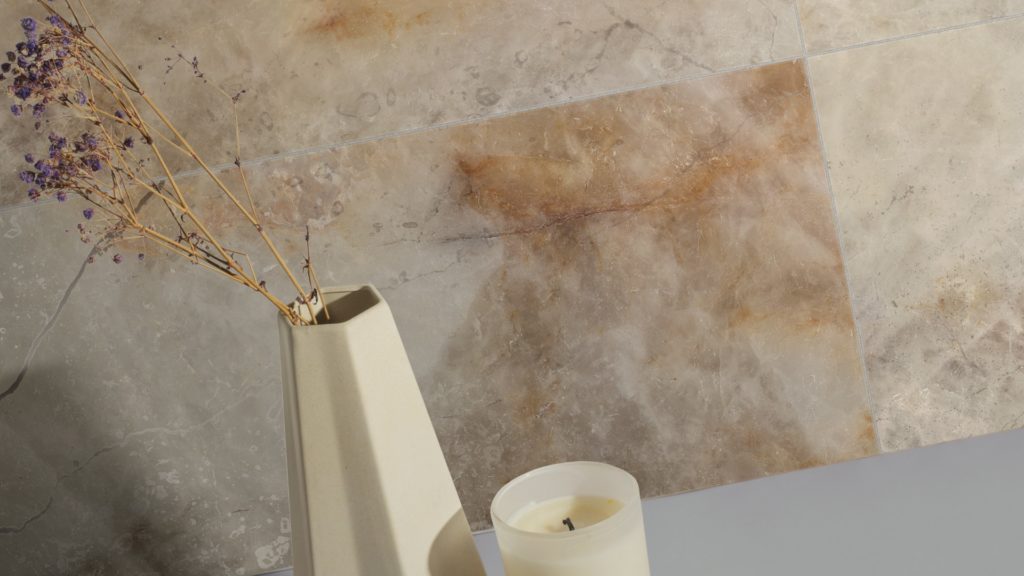 Porcelain tile terrace wall gloss: AZTECA, Nagoya LUX Collection