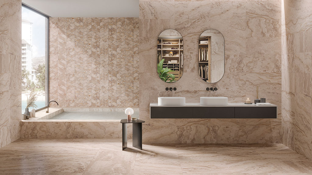 Stylish tiles for bathrooms