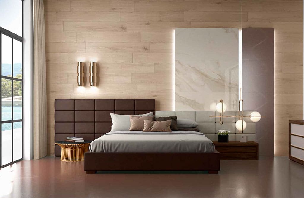 Smooth color gloss metallic porcelain floor tile: AZTECA, Akila LUX Collection
