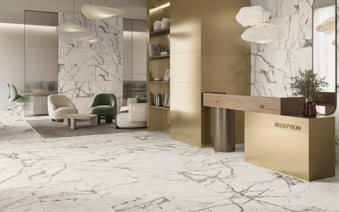 Discover the latest tile trends for kitchens, bathrooms and living rooms in 2024