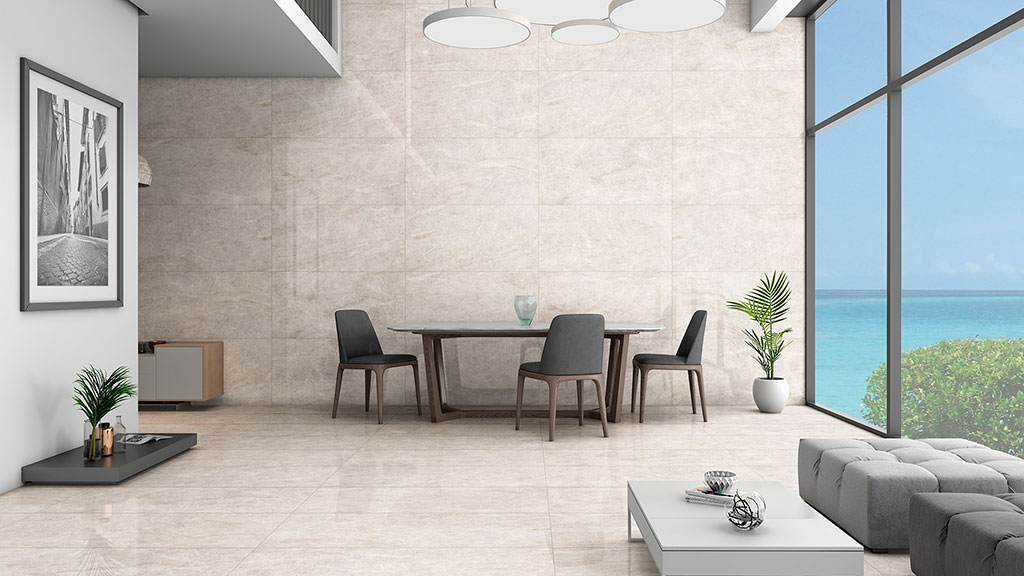 Porcelain tiles for loft spaces: AZTECA Cerámica, Perla Venata Collection