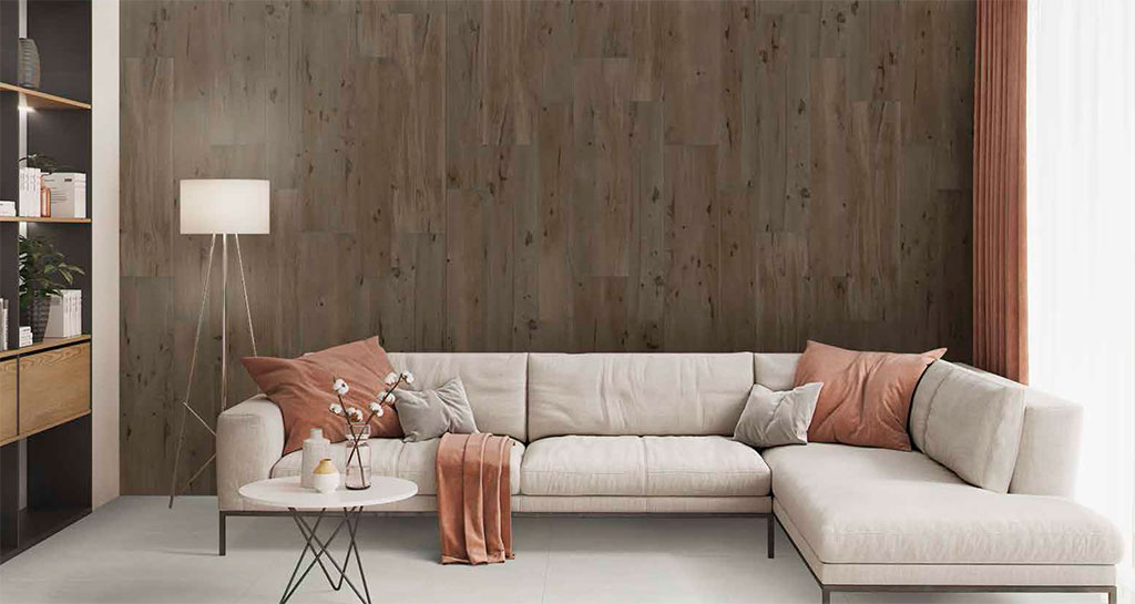 New Porcelain Tile imitation wood and cement: AZTECA Cerámica, Barrica and Bali Collections