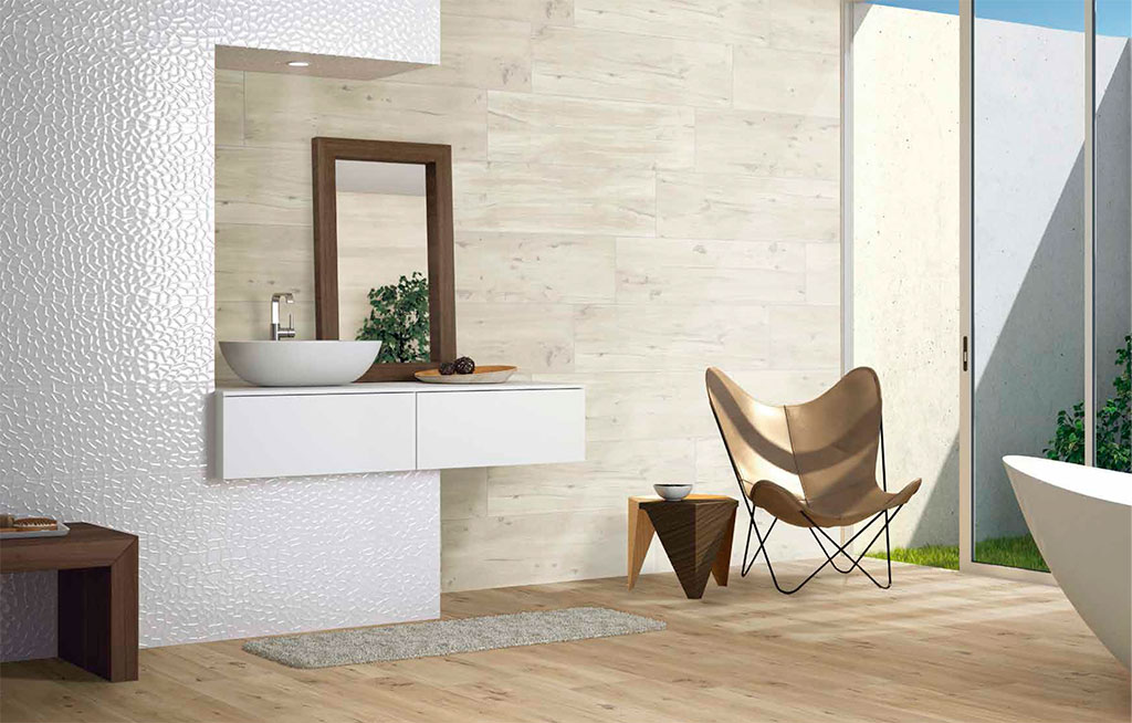 Wood effect porcelain tile colors: AZTECA Cerámica, Barrica Collection