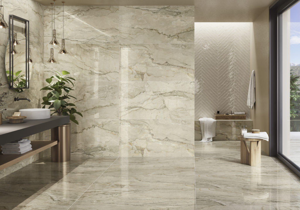 Marble imitation porcelain tile - Paradox Collection - Azteca