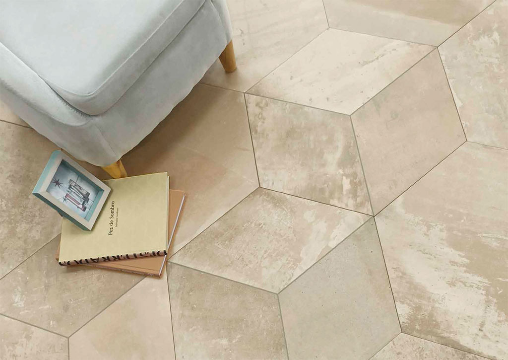 Minimalism with decorative porcelain tiles: AZTECA Cerámica, Colección Arguille